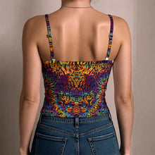 Load image into Gallery viewer, Spaghetti strap women's tank top polyester 95% spandex 5%