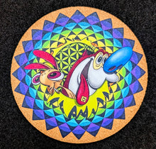 Load image into Gallery viewer, 2 6x6in Cork Matt Rig Coasters
